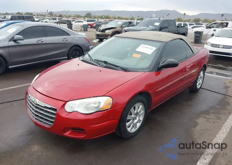 2004 Chrysler Sebring Gtc z USA, uszkodzony, nr VIN 1C3EL75R54N413719